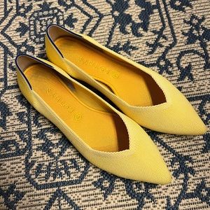 Rothy’s The Point flats Sunshine 11.5